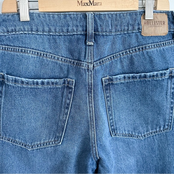 Hollister high waist wide leg mid wash denim jeans - Picture 5 of 7